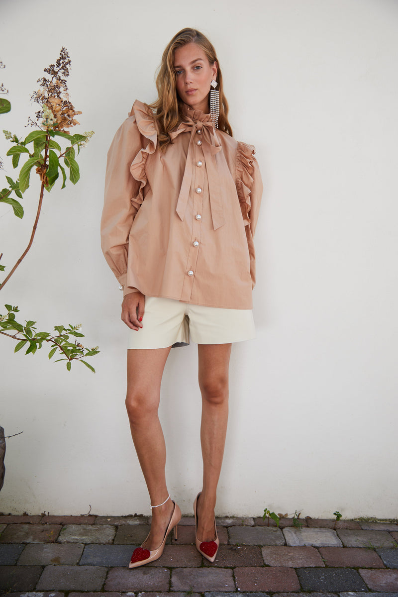 Custommade Denja Shirt 651 Praline