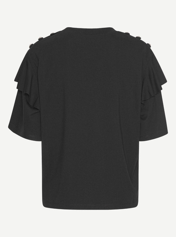 Custommade Martina T-shirt 999 Anthracite Black